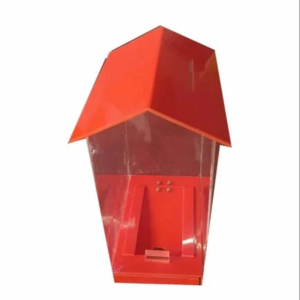 JIYA Hut Shape Acrylic Donation Box