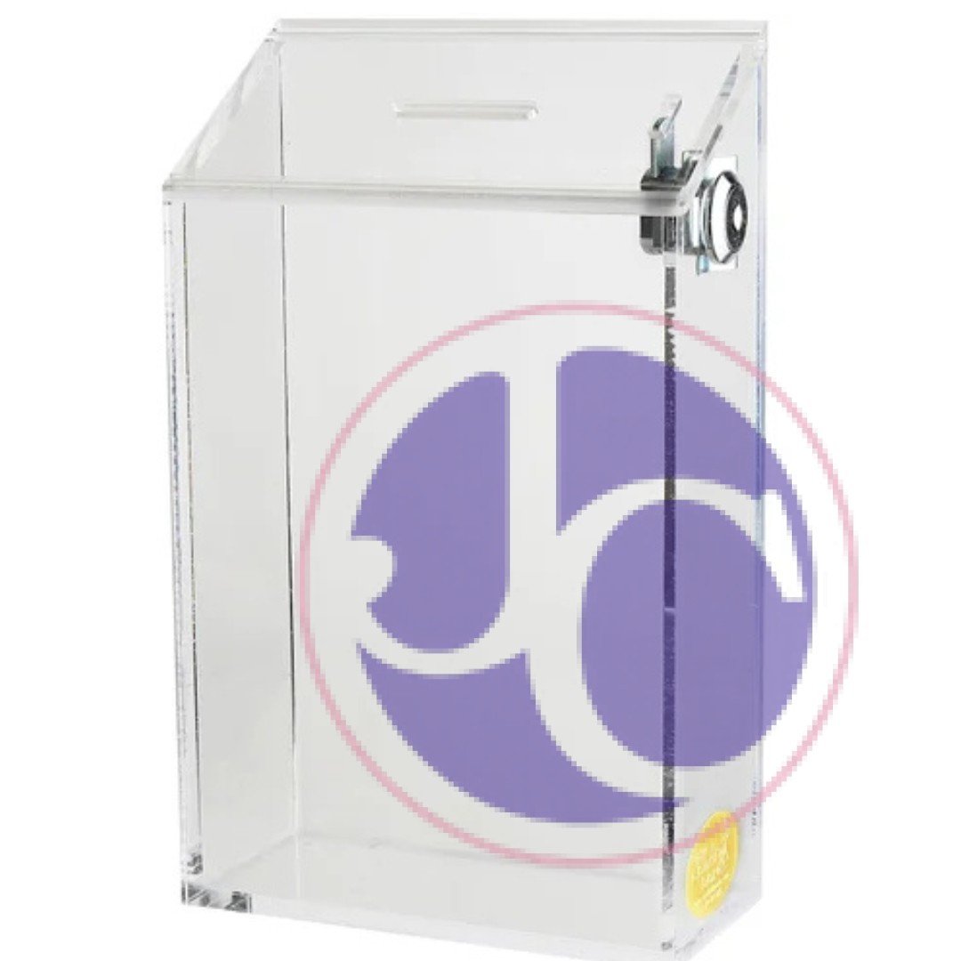 JIYA Acrylic Transparent Donation Box